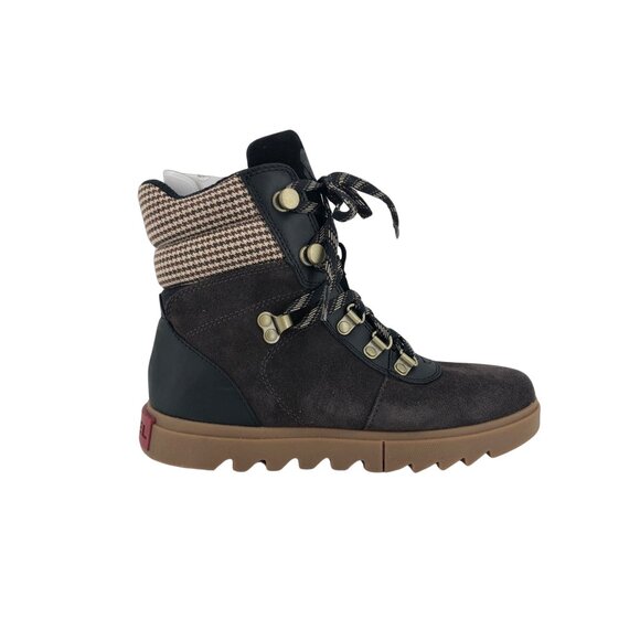 Sorel Joan of Arctic Next Lite Hiker Boots Womens 6 Blackened Brown WP New Other - Picture 7 of 9